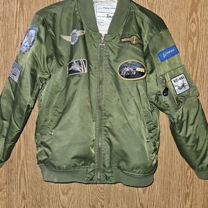 Boeing Authentic Flight Bomber Jacket with Patches